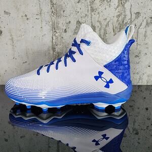 Under Armour Hammer 2.0 MC Football Cleats Men’s Size 10 Blue White